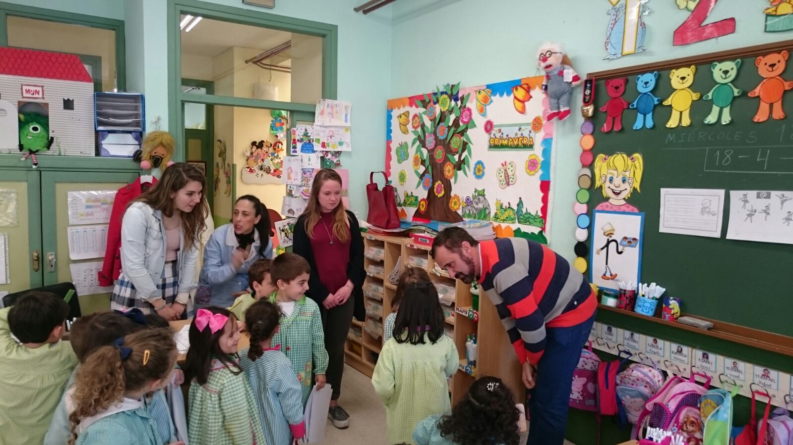 VISITA DE DOS CHICAS NATIVAS DE ESTADOS UNIDOS | CEIP Juan de Yepes, Yepes  (Toledo)